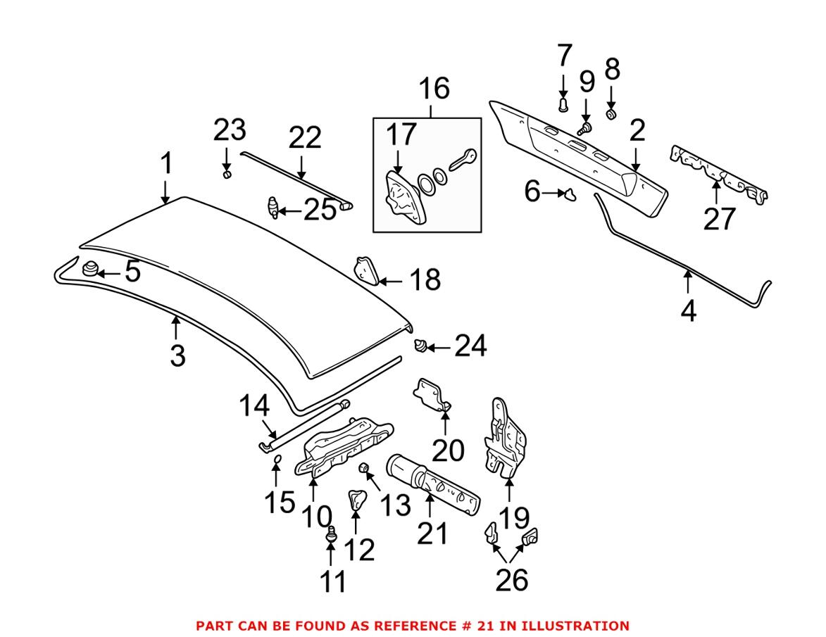 Drive Motor - Trunk Lid